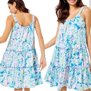 Lilly Pulitzer Loro Swing Dress Multi Dream Team